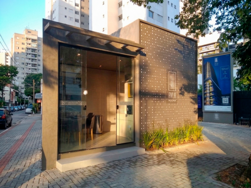 Stand Construção Modular em Conteiner Avla Moema